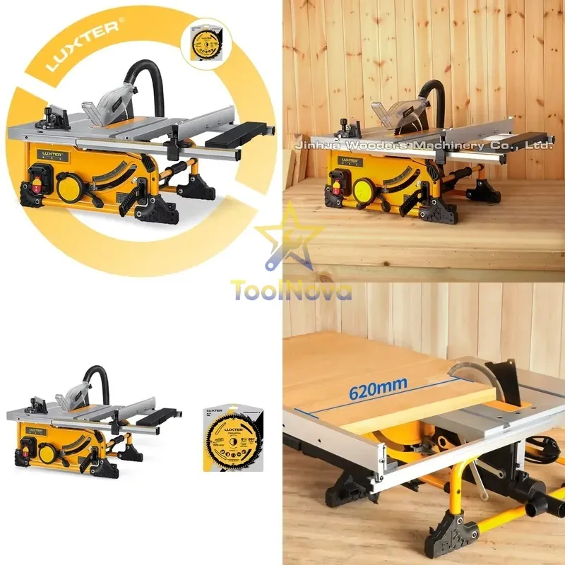 2026hotsale* LUXTER 220V 210mm 1500W Portable Table Saw sierra De Mesa + One Piece 210mm Blade Retail Sell for Wood Working