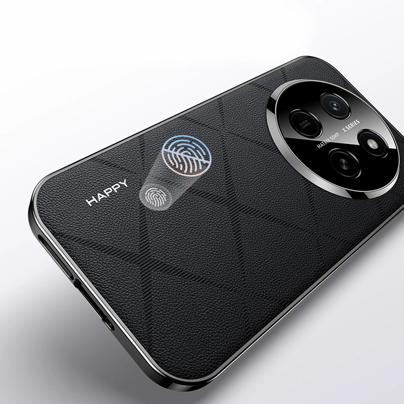 Étui pour Honor X80 Pro Max, en cuir uni + PC, ultra-fin, protection de l'appareil photo, pour HONOR X80 Pro Max