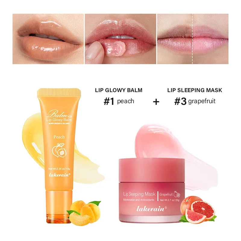 Moisturizing Lip Balm Sleeping Mask Lip Mask Lip Glow Oil Long Lasting Repairing Lightening Lip Lines