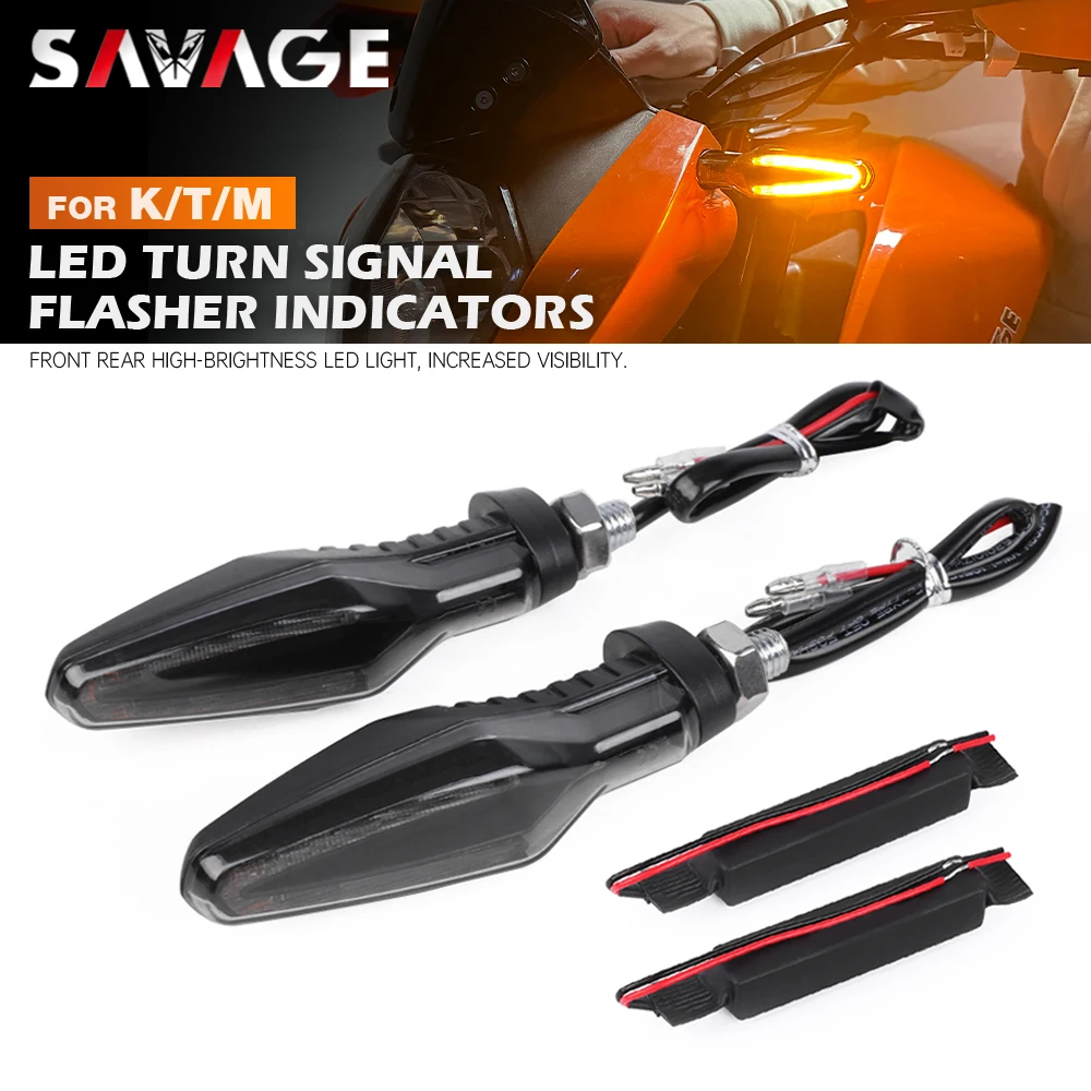 

LED Turn Signal Light For RC 125 200 250 390 DUKE 250 390 Adventure ADV Motorcycle LED Flasher Indicator Blinker 390Duke 250Duke