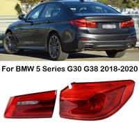 Para BMW 5 Series G30 G38 2018 2019 2020 conjunto de luz trasera de coche luz de freno de parada inversa lámpara trasera 63217376463 63217376474