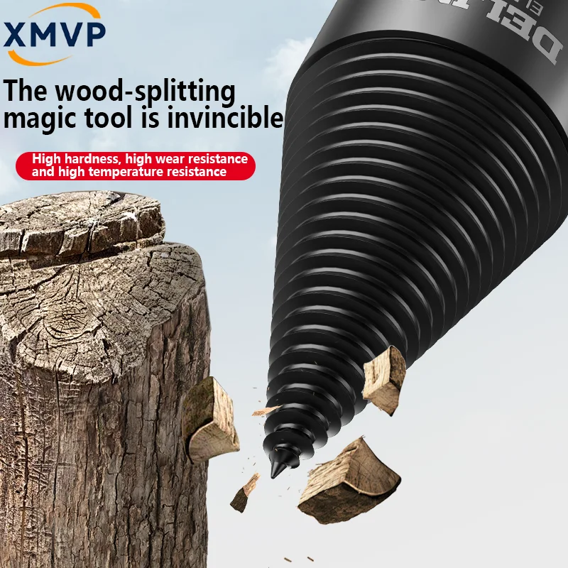 XMVP alat pemecah kayu, palu listrik rumah tangga dan pedesaan serta mata bor untuk memotong kayu bakar, memecah kayu, dan spl