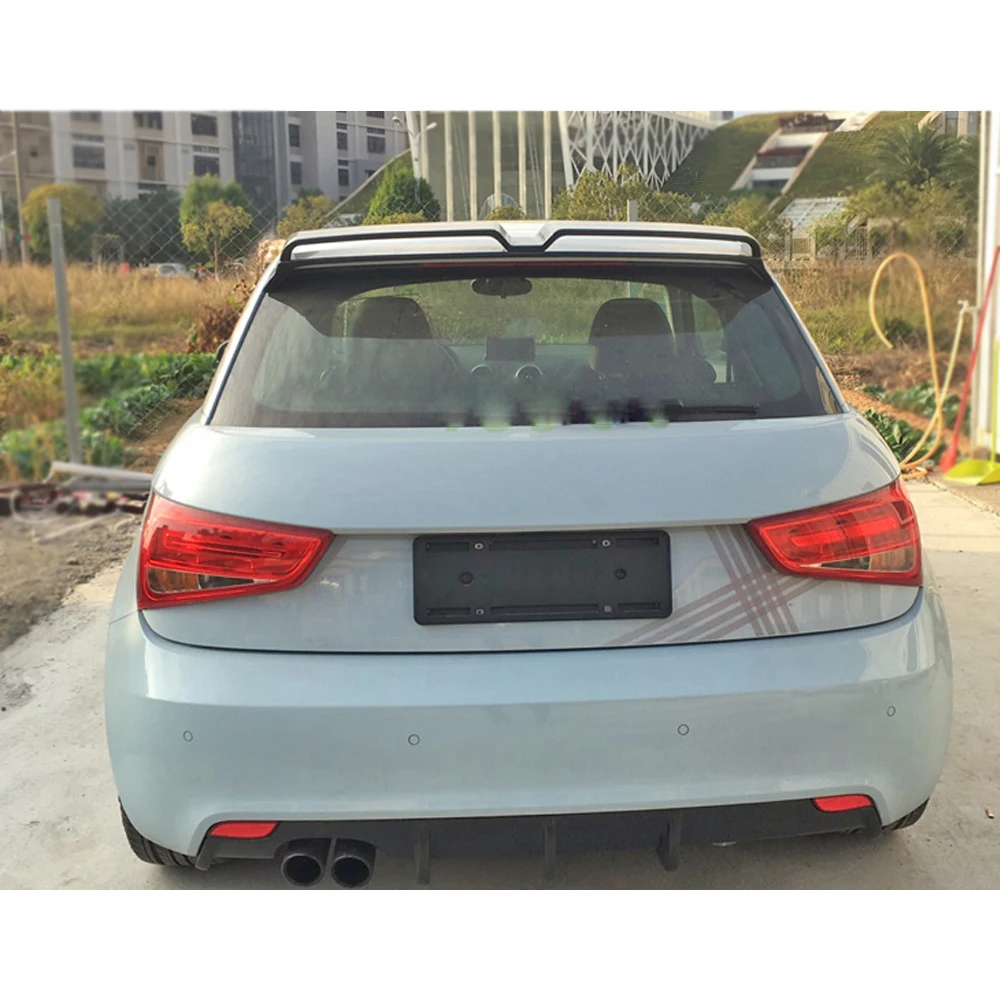 Carbon Fiber / FRP Rear Roof Wing Tail Racing Spoiler for Audi A1 8X PQ25 2 Door Hatchback 2010 - 2014 Car Styling Accessories - view 3