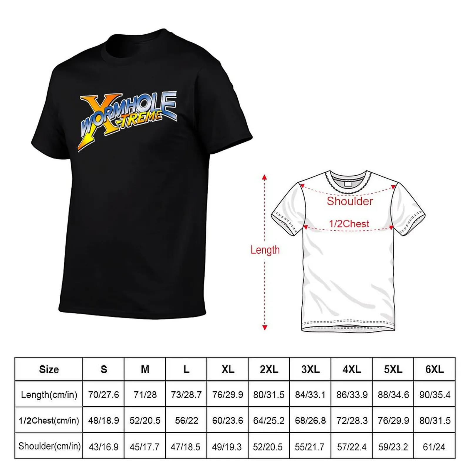 Wormholed Xtremed Essential T-Shirt anime figures summer clothes funny t shirts for men