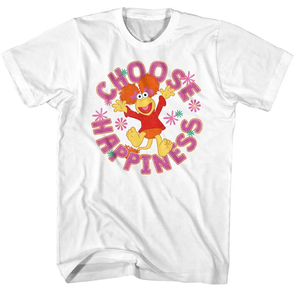 Fraggle Rock Choose Happiness Adult T Shirt