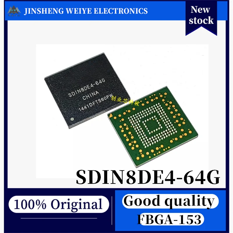 

(1/5 шт.) SDIN8DE4-64G BGA153 ball EMMC 4.5 64GB Оригинальный чипсет
