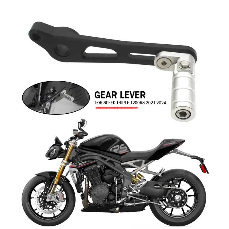 

Для скорости Triple 1200RS 1200RR 1200 RS RR 2021-2024 2023 рычаг для коробки передач, переключение скорости педали, тройное 1200RS