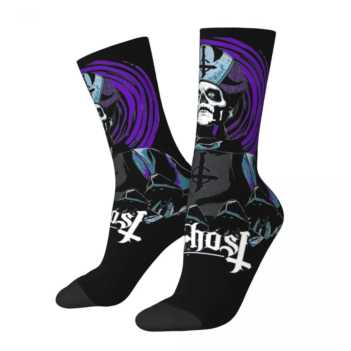 

Autumn Winter Cool Unisex Ghost B.C. Band Socks Non-slip Crew Socks