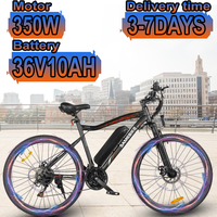 Samebike SY26 E-bike 350W Brushless Motor 36V10AH Lithium Battery Electric Bicycle 26 Inch Tire Adult All Terrain Electric Bike
