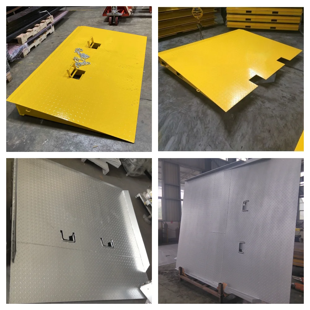 Forklift Container Ramps Used For Full Load Capacity When On Slightly Uneven Ground