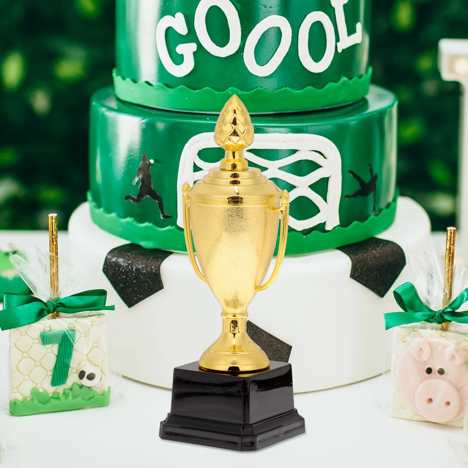 

Kids Football Trophy Plastic Award Little Trophies Travel Ornament Toys for Boys