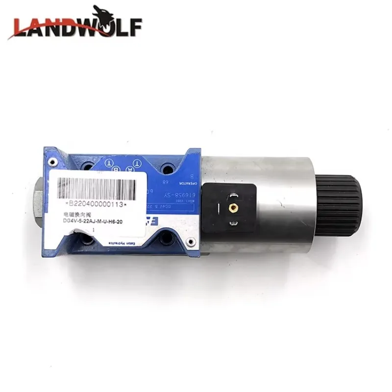 

Gold seller B220400000113 DG4V-5-22AJ-M-U-H6-20 Truck Crane 24V DC Solenoid Operated Directional Control Valve for SANY