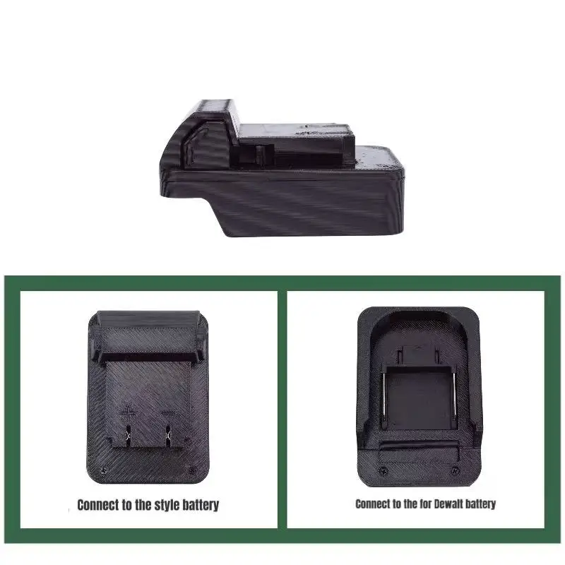 Batteries Converter Adapter For  Makita 18V  Lithium Adapter Convert To Deko 20V Tool without battery and tools)