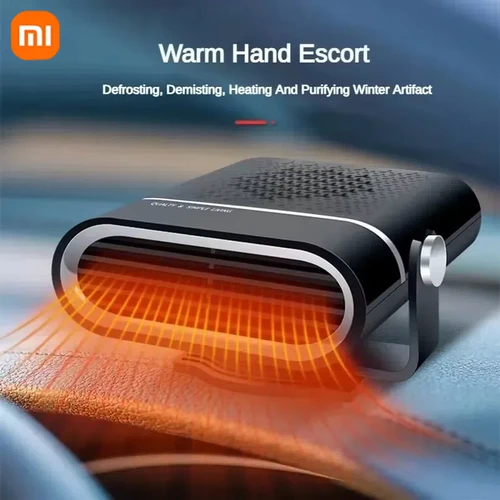 Imagen 2 del producto Calentador portátil para coche, calentador de 12V, calentador de 24V para parabrisas, calentador de descongelación automático, calentamiento rápido, 2025 nuevo