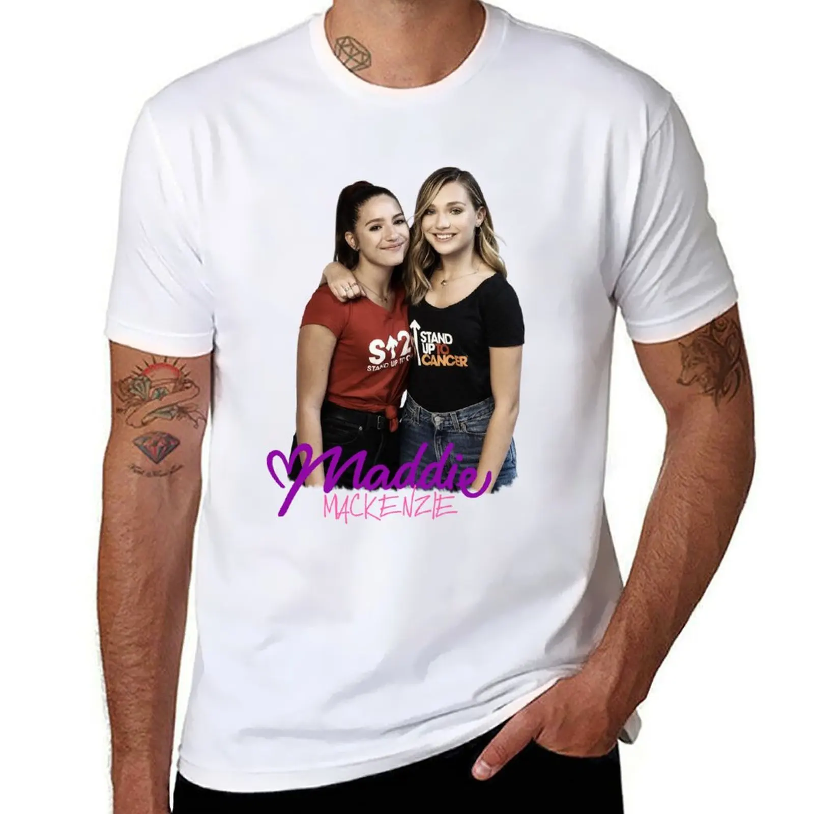 

Maddie & Mackenzie Ziegler T-Shirt t shirts for man pack white t shirts cotton 100% T-Shirt