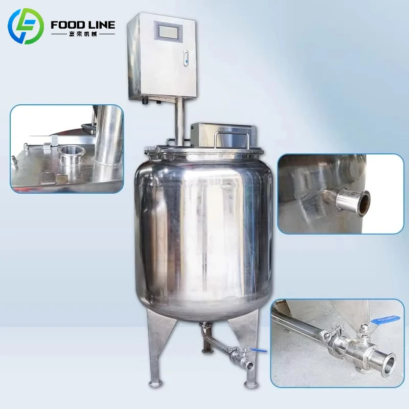 

Customized Commercial Heavy Duty Yogurt Pasteurizer Large Capacity Milk Sterilization Machine for Beverage Factory