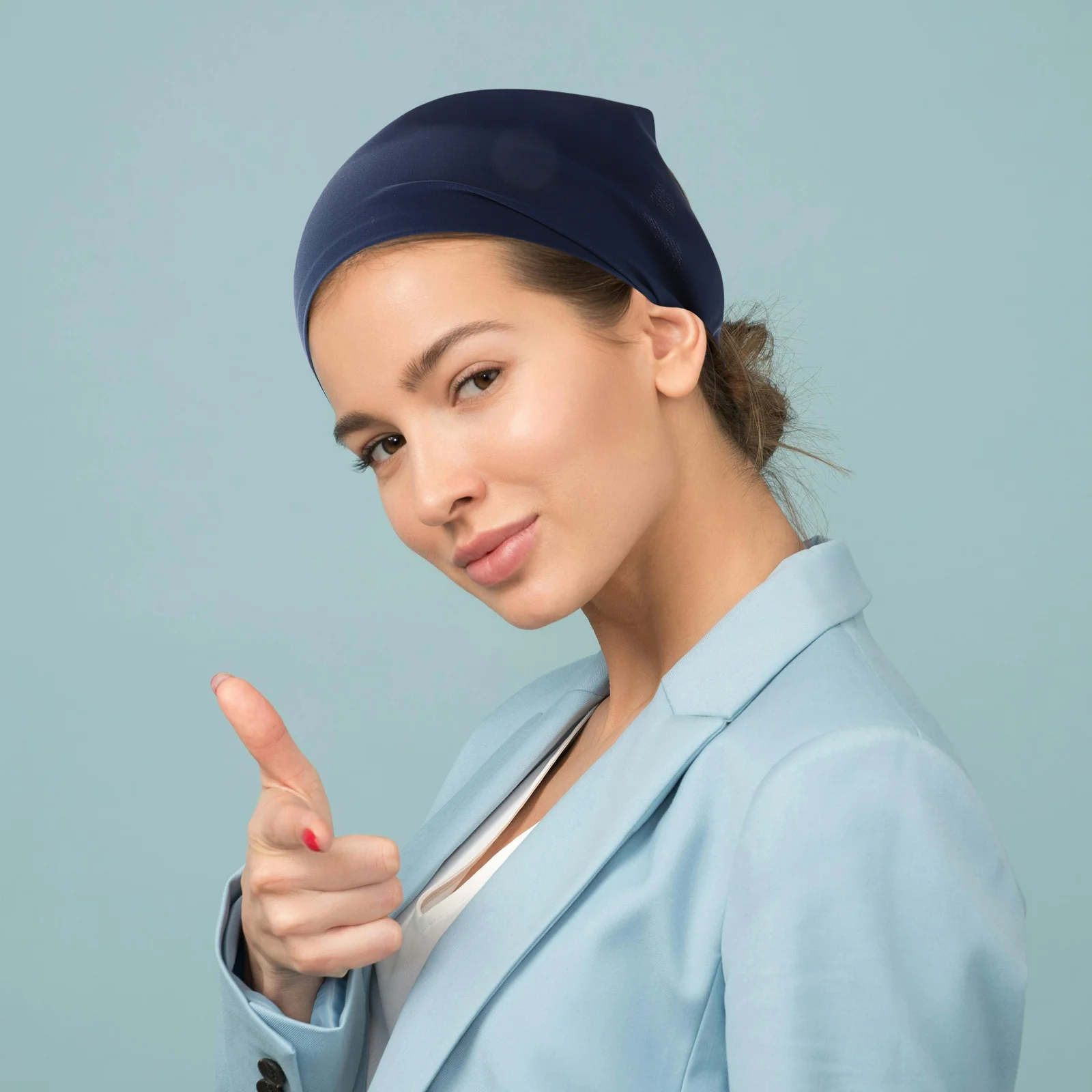 2 قطعة وشاح الرأس مثلث للنساء موضة باندانا عقال لينة خفيفة الوزن وشاح الشعر خمر التفاف الإكسسوارات عصابات النساء