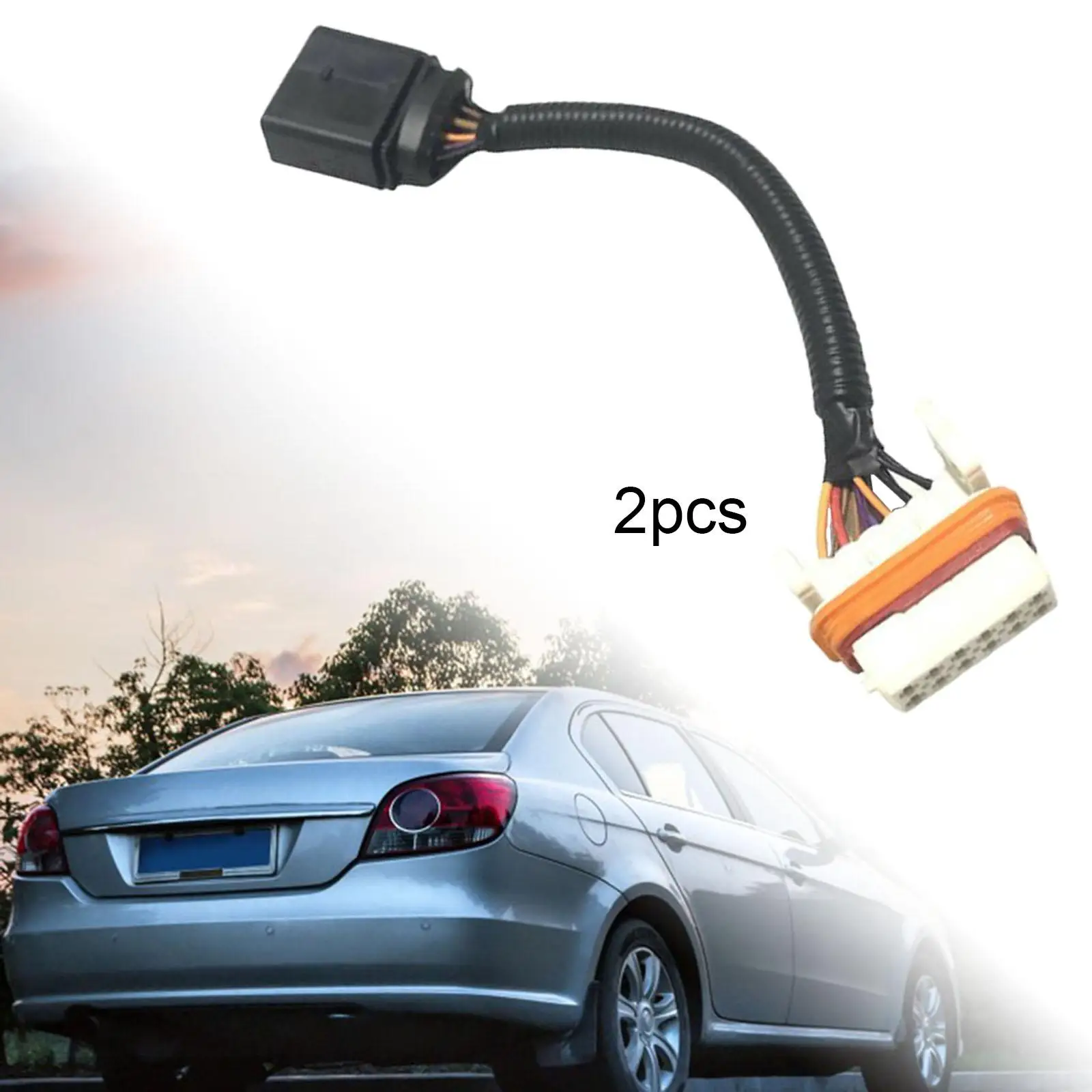 

Headlight Wiring Harness Adapter 7L6971071A , Install Replacement Lighting Spare Parts Automotive Parts ,Fits for VW 2003-2007
