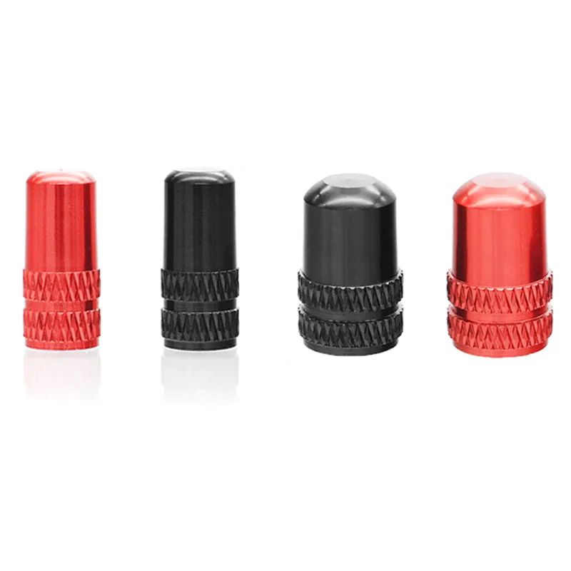 2pcs 16mm Presta Schrader Valve Cover Waterproof Aluminum Alloy MTB Road Bicycle AV Cap Removal Tool Cycling Parts Accessories