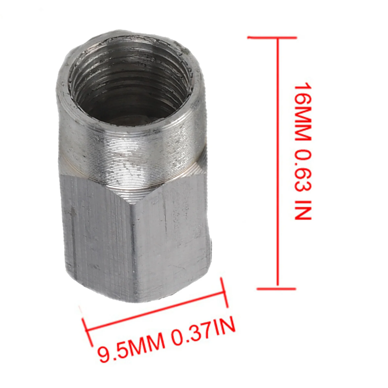 Drive Nut Adaptor Part 225 for Bosch For Flex Shaft Driver Cap Replacement Part Number 2610916116 Metal Construction