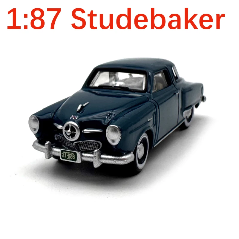 

Литой под давлением оригинальный масштаб 1:87, модель из сплава Studebaker 1950, имитация украшения, хобби, сувениры, коллекция подарков, статический дисплей