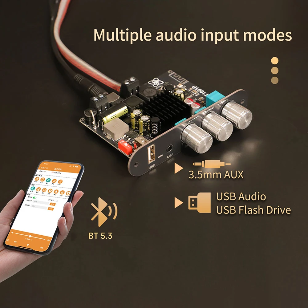 TWS Bluetooth Digital Audio Amplifier Board XY-T1001P High