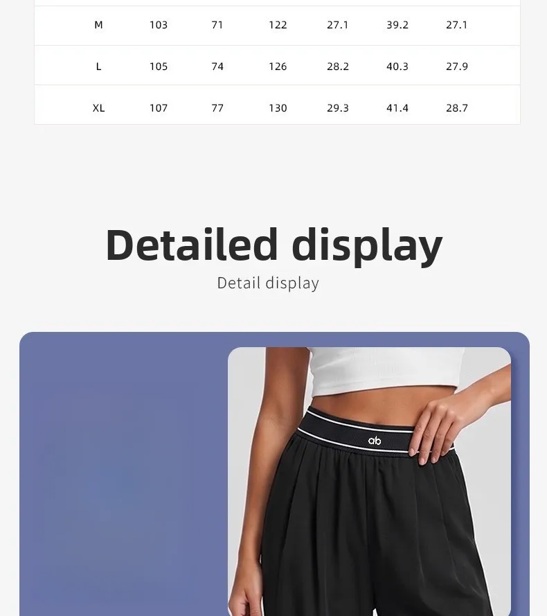 2026 Women's Loose Casual Sports High Waist Yoga Pants Breathable and Comfortable Versatile Trousers Women Wide Leg Sports Pants