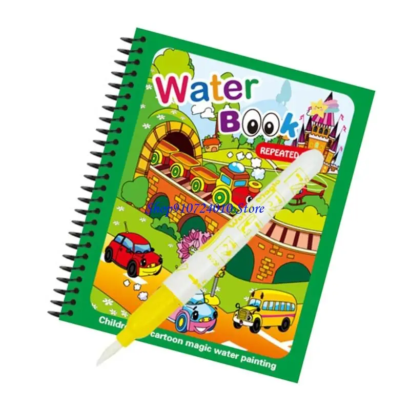 77HD Water kleurboeken draagbaar kunstspeelgoed voor peuters vaardigheden bouwen maken