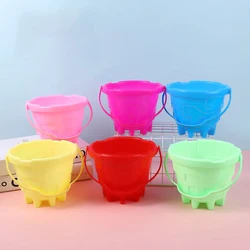 Summer Outdoor Sports Beach Mini Buckets Sand Piling Tools Playing In The Water Playing With The Bucket Kids Bath Toy Storage