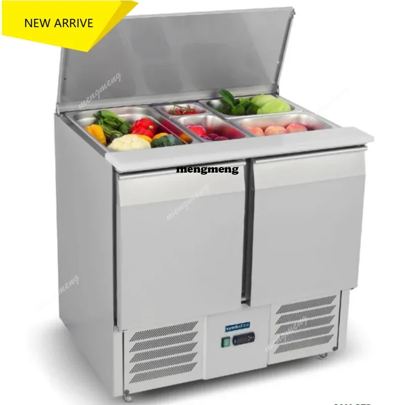 Commercial Refrigeration Equipment Freestanding Salad Fridge Bench Freezer Salad Refrigerator Counter Fridge