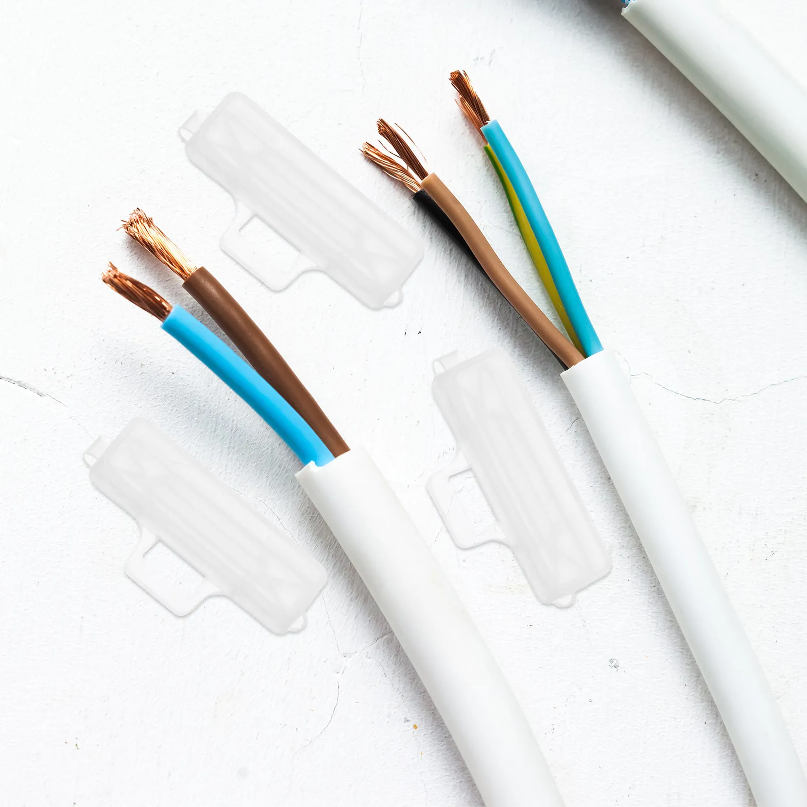 

1Set Transparent Waterproof Cable Label Box Cable Tags Holder Case Electrical Wire Zip Tie Organizer for Management