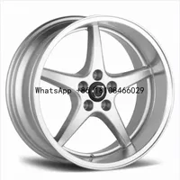 High-end personal custom wheels, 18 inches, 9j, + 25et 5 x 108, 65mm, new 4 silver wheels