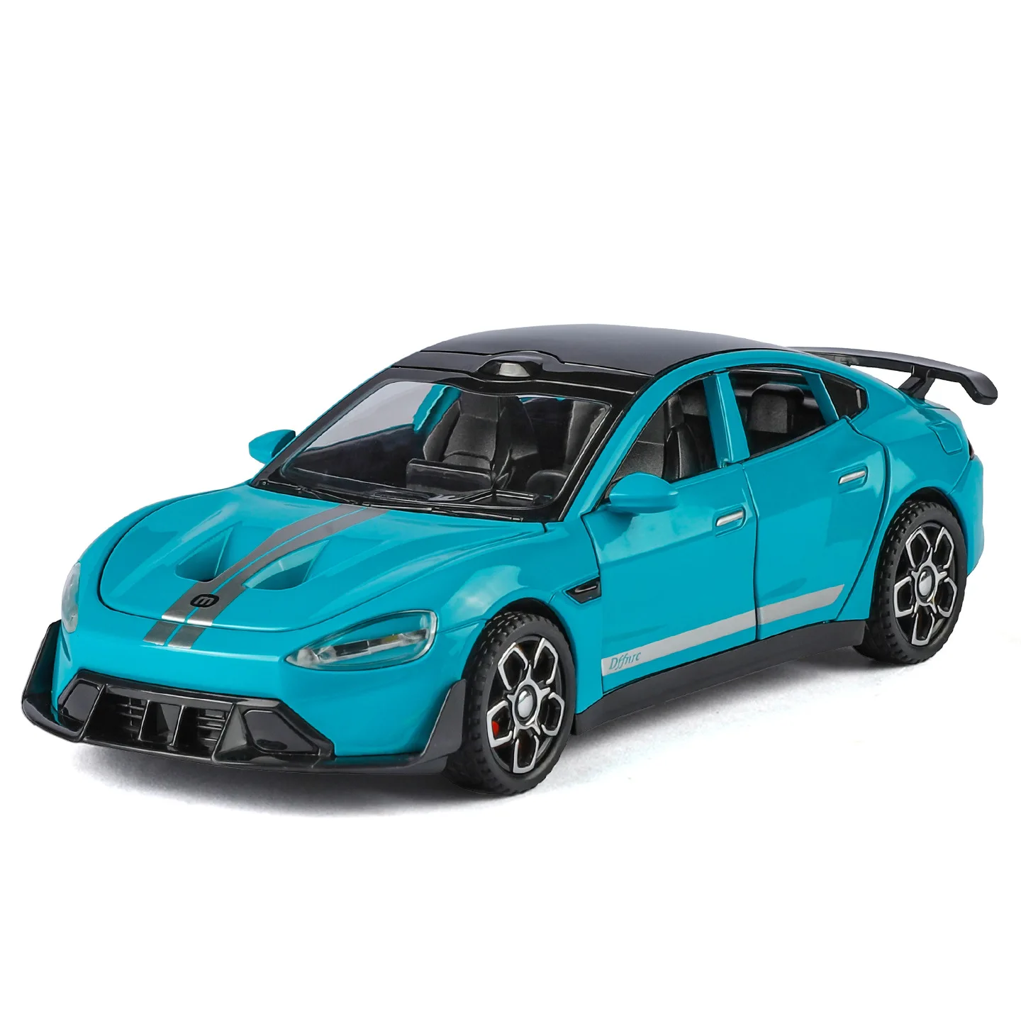 1:32 Simulation SU7 Legierung Sportwagen Modell Zurückziehen Ton und Licht neue Energie Sammlung Ornament Kindergeburtstagsgeschenk