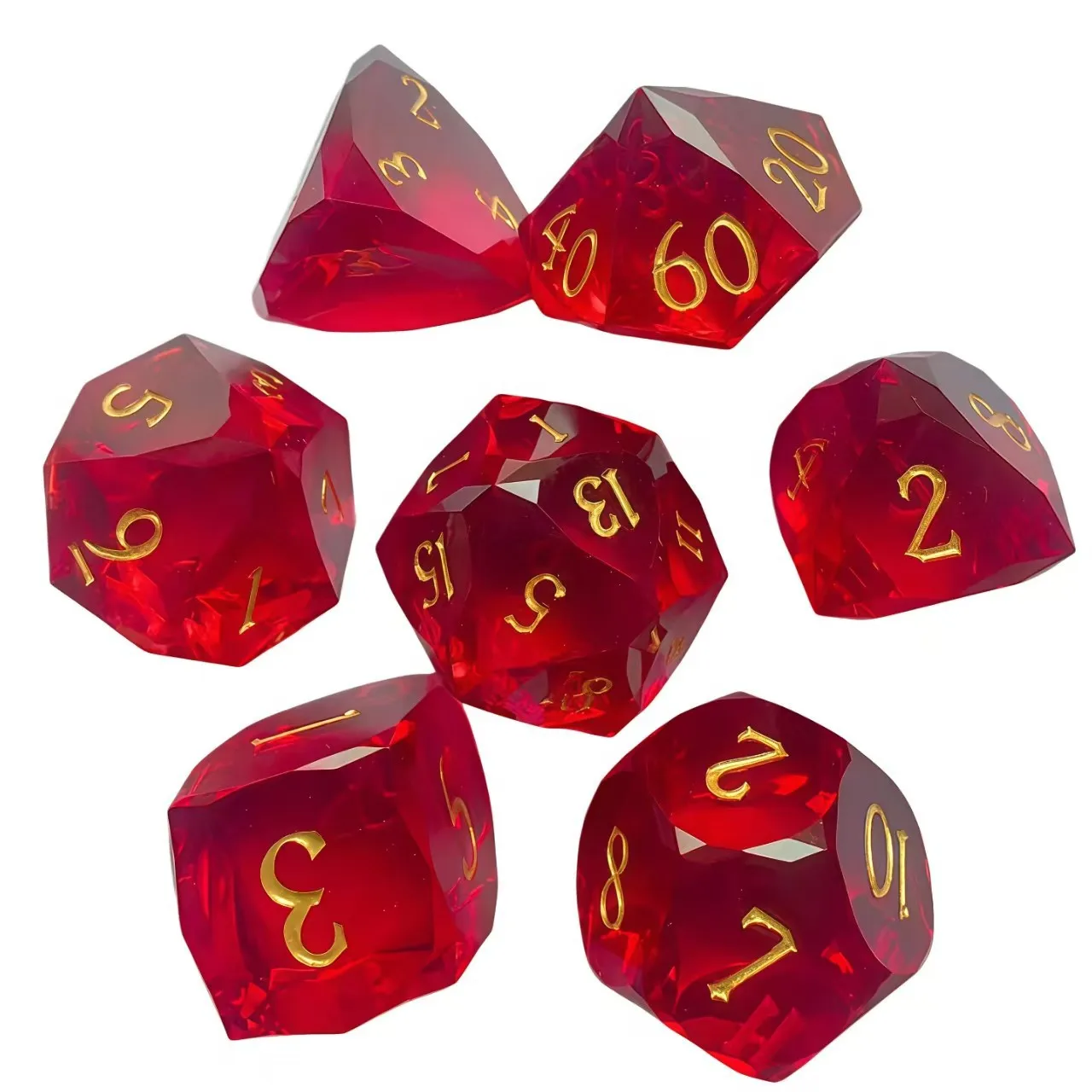 

2026 Resin Cube polyhedral D&D RPG dice for Dungeons & Dragons tabletop game dice RPG games Dice kit Colorful Role-Playing