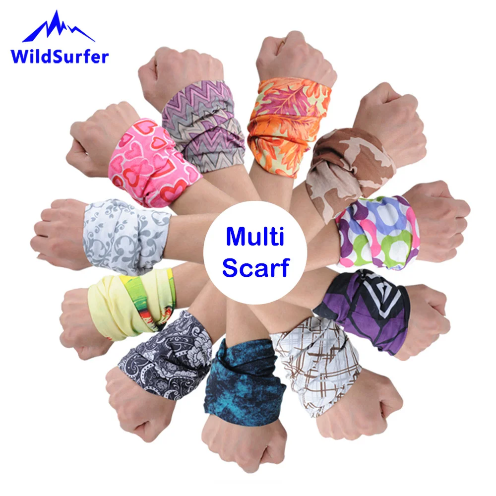 Cycling WildSurfer Men Face Mask Dustproof Magic Scarf Multi Bandanas Women Scarves Headband Male Bicycle Bike Braga Cuello FJ15