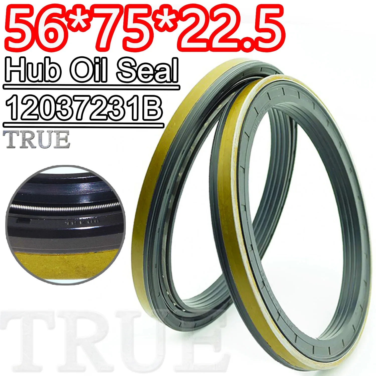 

Hub Oil Seal 56*75*22.5 For Tractor Cat 12037231B 56X75X22.5 High Quality Cartridge Cassette Combined Pressure Shaft Seal