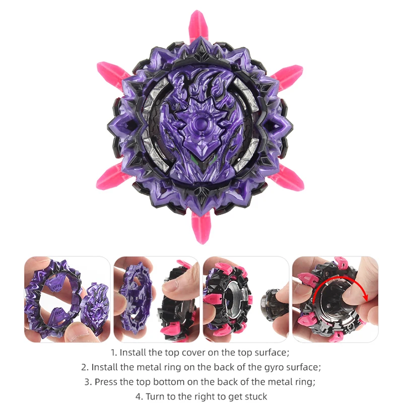 هدية Bey Bur st SuperKing B-169 البديل Lucifer.Mb 2D Bey Kids لعبة تململ معدنية دوارة معركة علوية جيروسكوبية