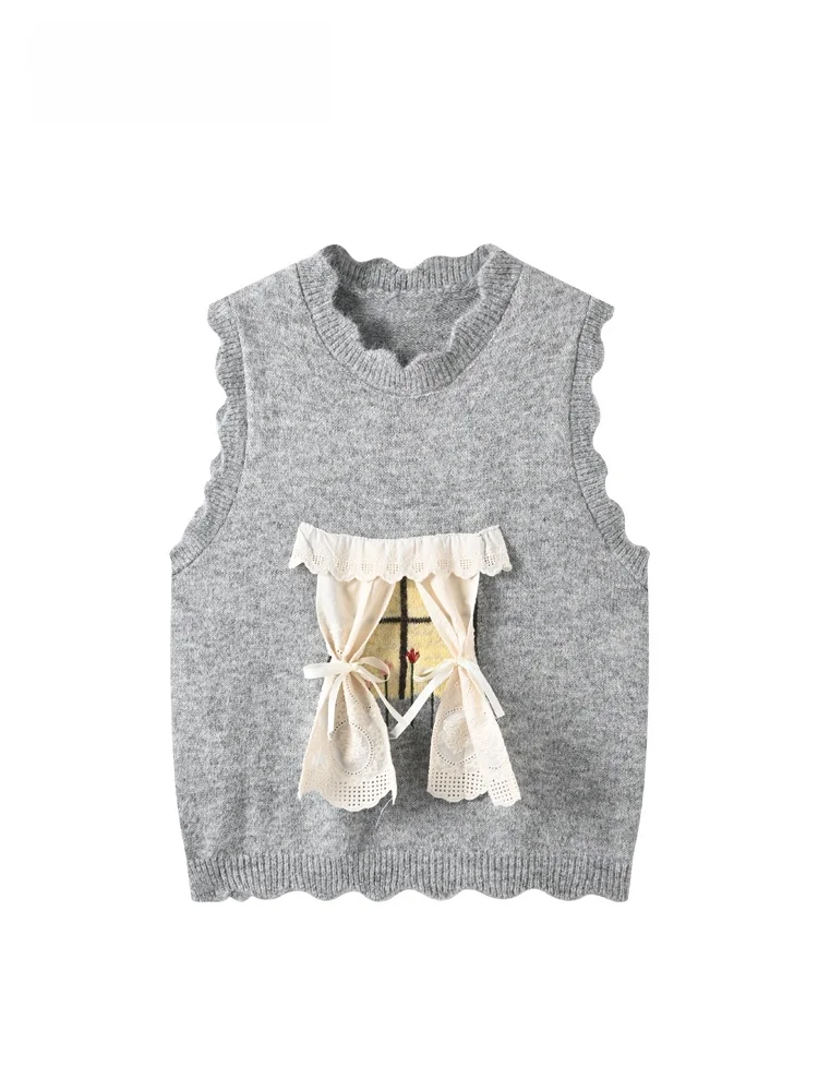 

Женский вязаный жилет CaraCLUB больших размеров: новинка ранней весны, скрывающий недостатки фигуры, свободный крой, модный топ для женщин