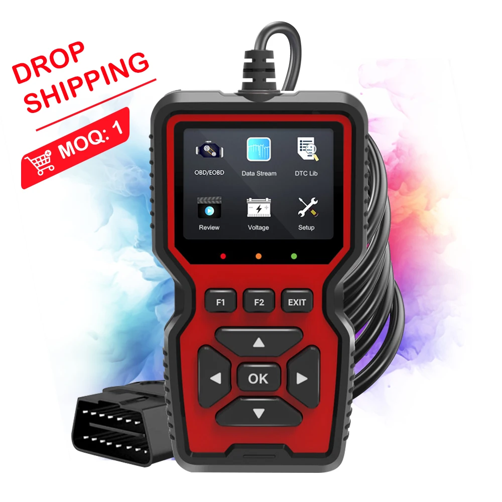 

STLF ZJW Advanced Source Factory V519 Vehicle Scanner Device 35901 DTC Powerful Functions ii 2 Car Health ing Syste