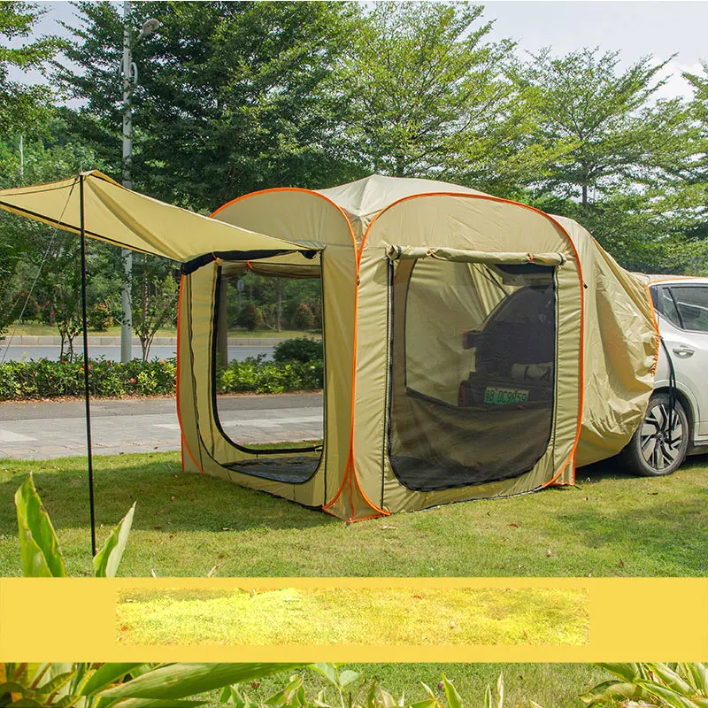 Wholsale of Outdoor Tents for Vehicles, Full Package Tents at the Rear of Camping Vehicles, and Fast Opening Camping Tentscustom