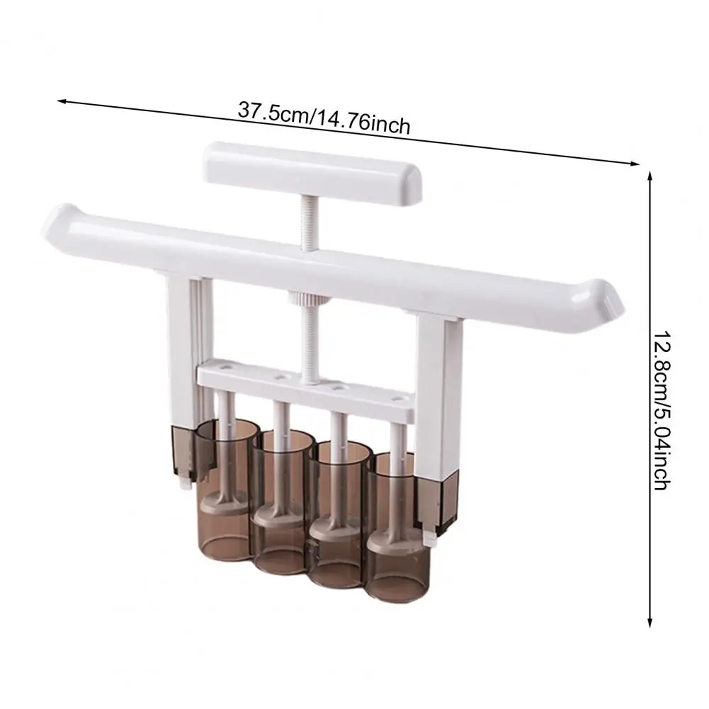 

Hand-Pressed Stuffing Machine Four-hole Baking Mold Even Dough Portions Stuffing Divider Easy Clean Multifunctional Baking Tool