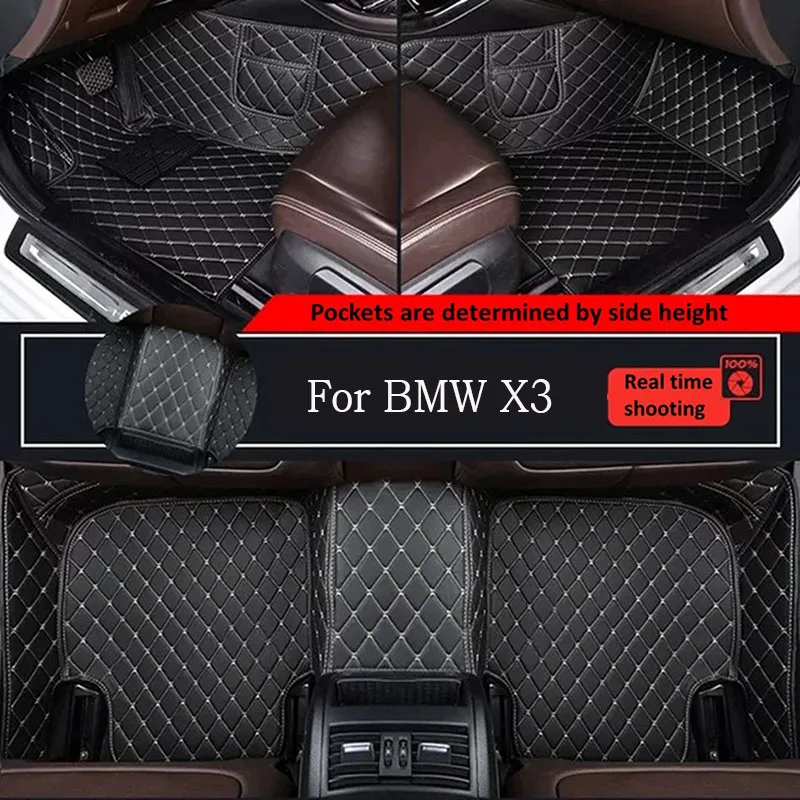 

Под заказ для BMW X3 2022, автомобильные накладки на ножки, защитный коврик, автомобильные напольные коврики, искусственная Обложка, автомобильные аксессуары для интерьера