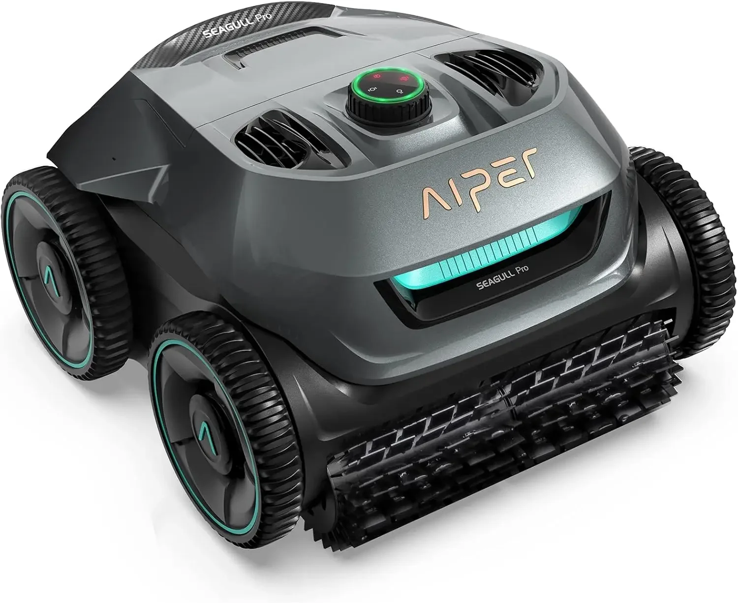 AIPER Seagull Pro Cordless Robotic Pool Cleaner, Wall Climbing Suction Pool Cleaner Lasts up to 150 Mins, Quad-Mo