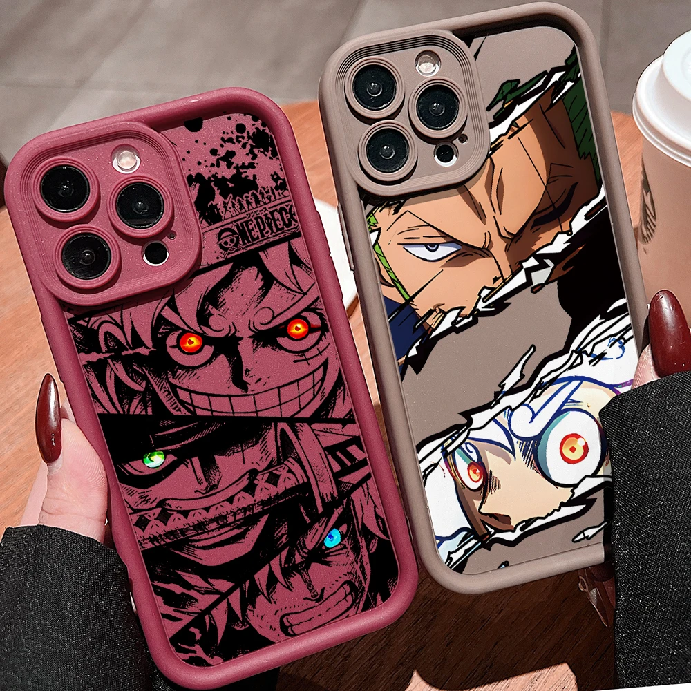 O-One Pieces Eyes Phone Case for Motorola Moto G86 G85 G84 G75 G60 G54 G53 G52 G35 G34 G32 EDGE 70 60 E40 E32 E22 5G Cover