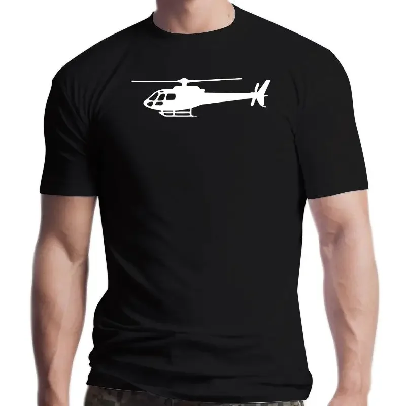 Shirt S M L XL 2XL 3XL 4xl 5xl Novelty T-Shirt New Airbus Eurocopter AS350 Helicopter T-Shirt Tee   COTTON New Arrival