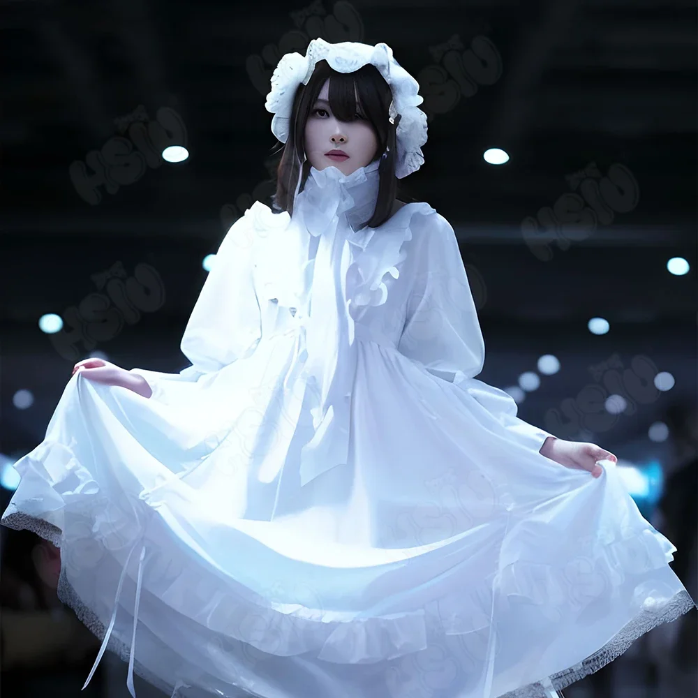 

Anime ALIEN STAGE Young Sua Cosplay Costume White Maiden Childhood Pajamas Halloween Game cosplay Costume anime cosplay Costume