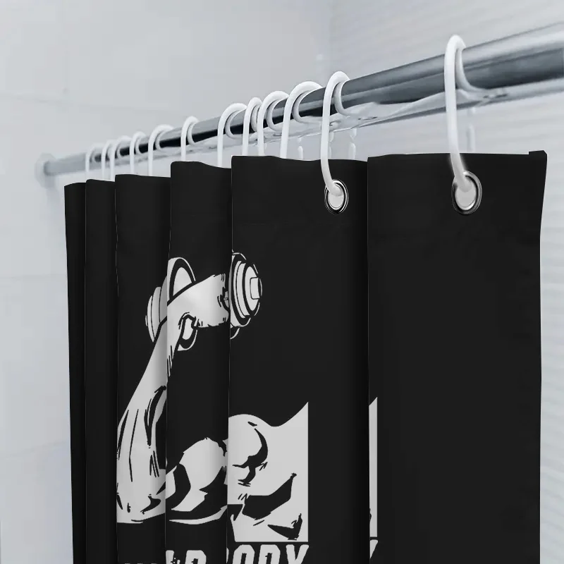 الحمام دش الستار الاستوائية الشاطئ المحيط البحر المناظر الطبيعية الخلابة طباعة ديكور النسيج بطانة