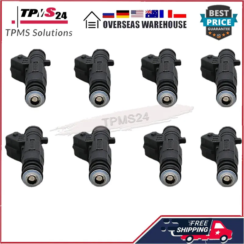 8PCS Fuel Injectors 0280156079 For Ferrari 612 Scaglietti MG ZT MG ZT-T Rover 75