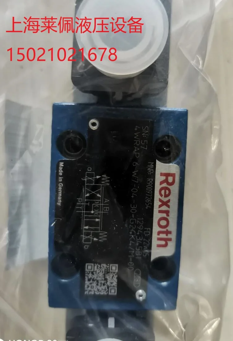 REXROTH Proportional Valve R900972654 4WRAP6W7-04-30=G24K4/M = 00