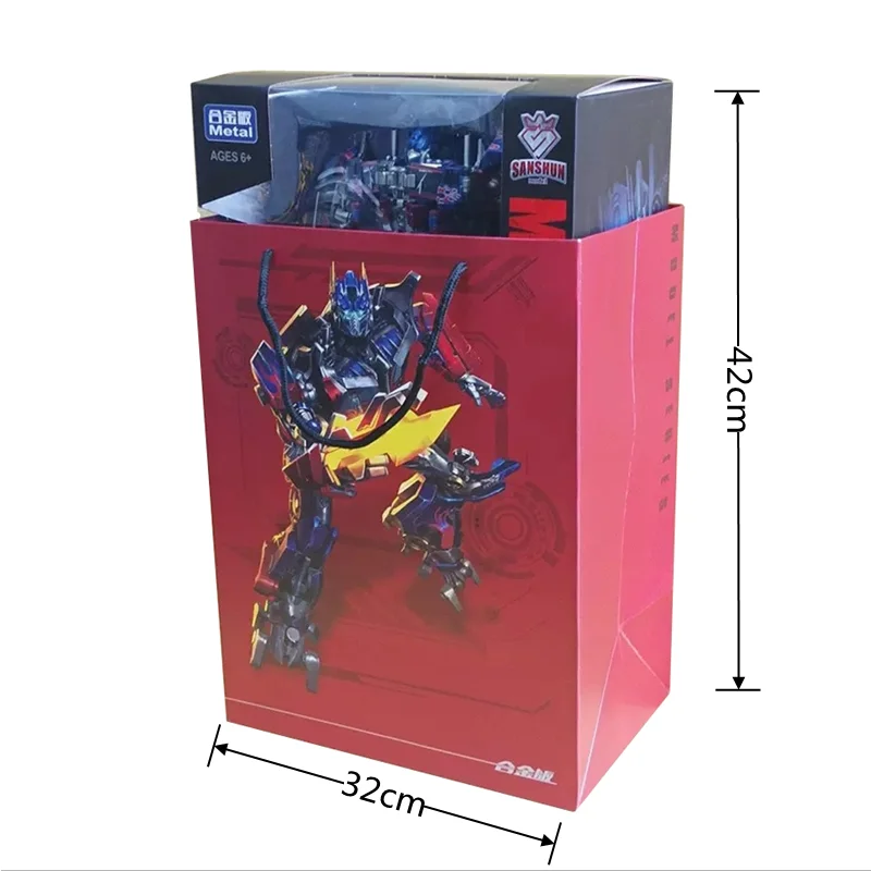 30CM Transformatie Optimus Prime Bumblebee Megatron Zwart Goud Robot Speelgoed Legering Star Commander Truck Auto Speelgoed Action Figure Gift